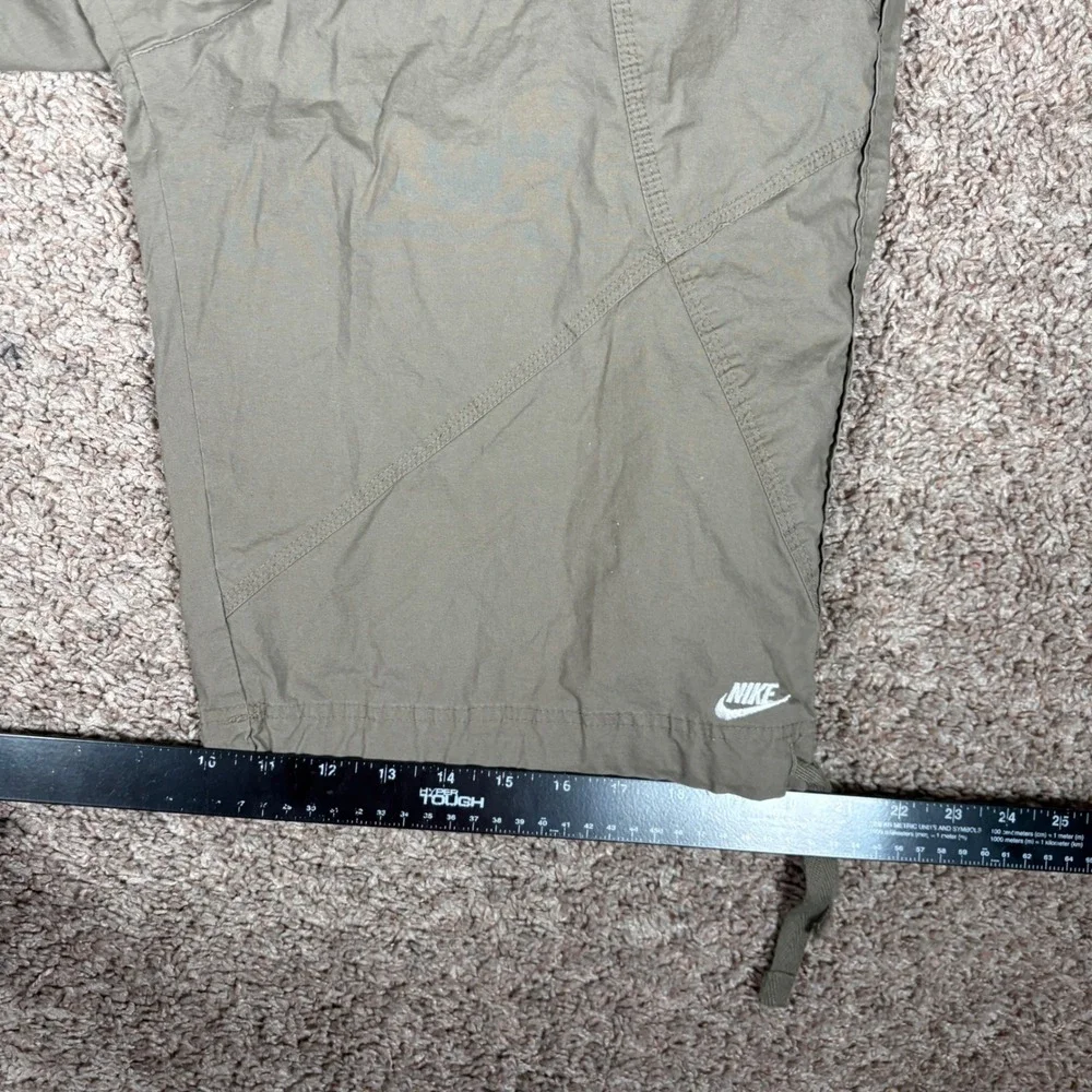 Nike‎ Mens Utility Shorts Olive Green Drawstring Cinch Hem 277453-900 Small